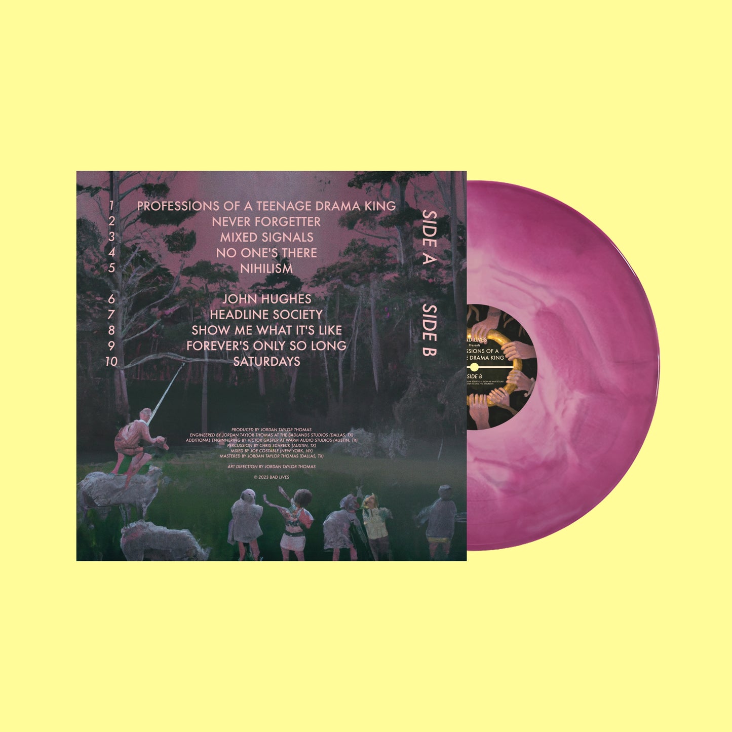 Professions of a Teenage Drama King - Purple Galaxy Vinyl